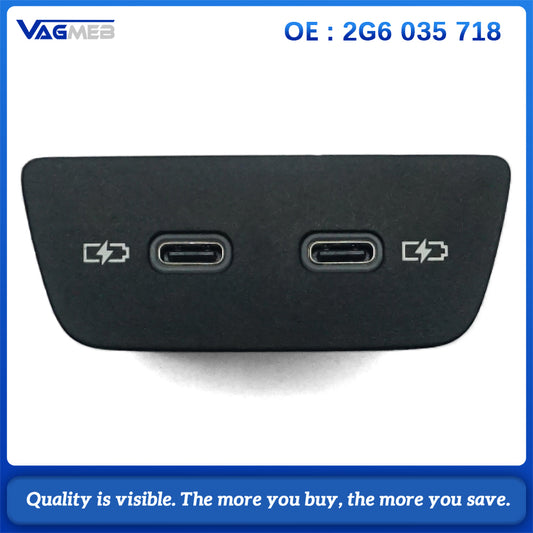 For VW ID3 for T-Roc T-Corss Polo USB Charging Port 2G6 035 718 2G6035718