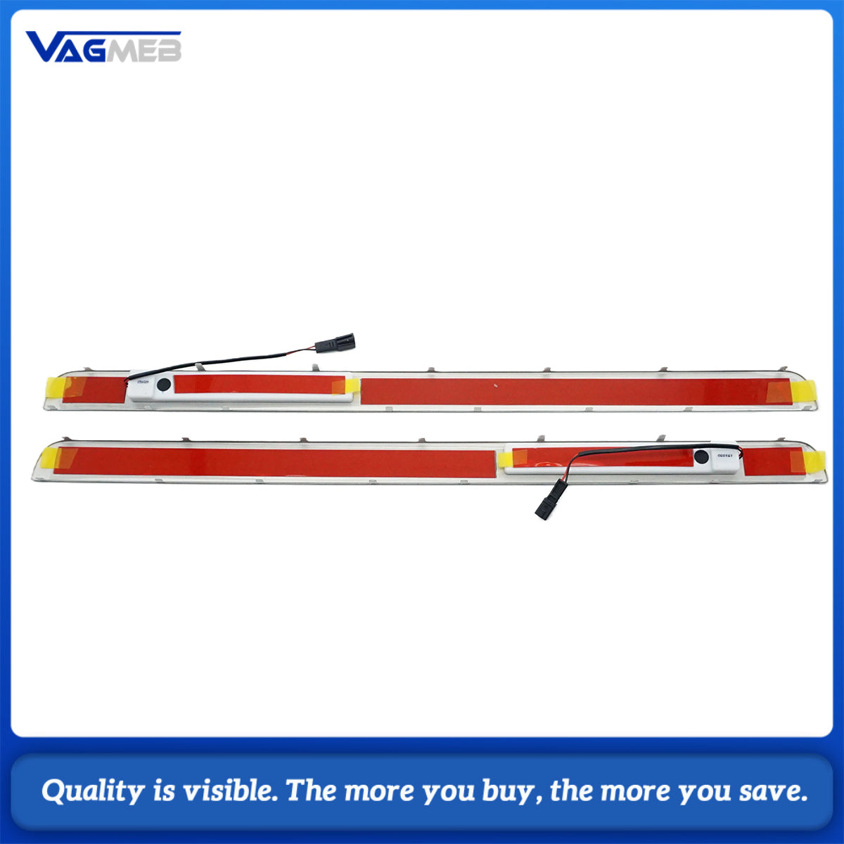 For VW Passat B8 Anti-Scratch Accessories 4Pcs Silver ABS Chrome Car Side Door Body Cover