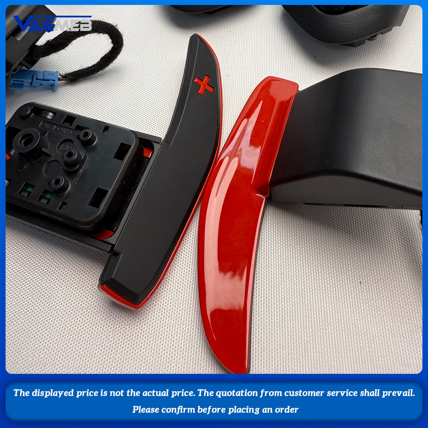 Steering wheel button with M1M2 button  paddle shifter red blue, suitable for BMW 35 F10F20 F30 Series