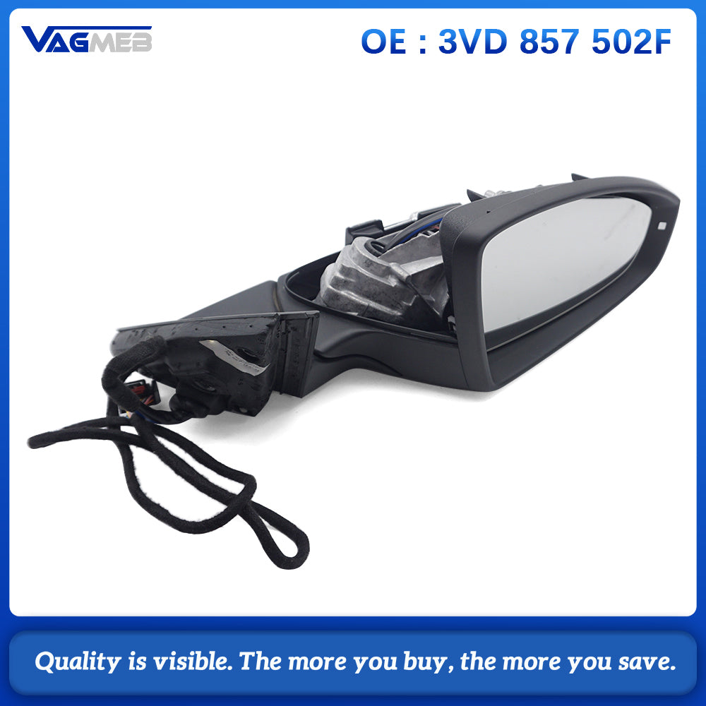 Electric Folding Side Rearview Mirror Assembly Side Mirror Adjust Control Knob Switch With Folding Function 3VD959565A 3VD857501F/502F For Skoda Superb 2019