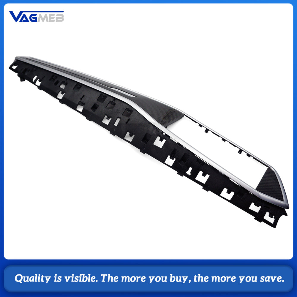 For Audi A6C8 version of the central console dashboard trim panel