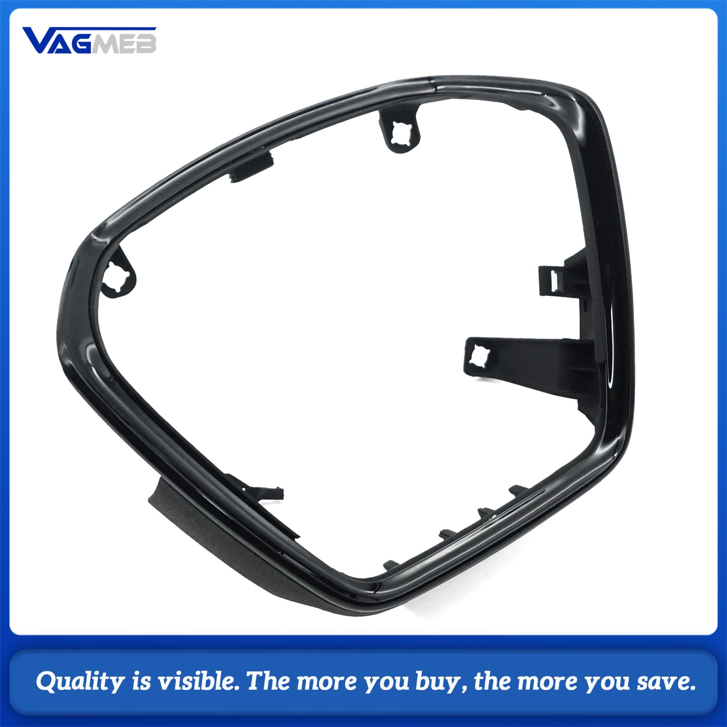 Customize Glossy Black Piano Paint flat bottom Steerinng Wheel Trim for Audi A6C8