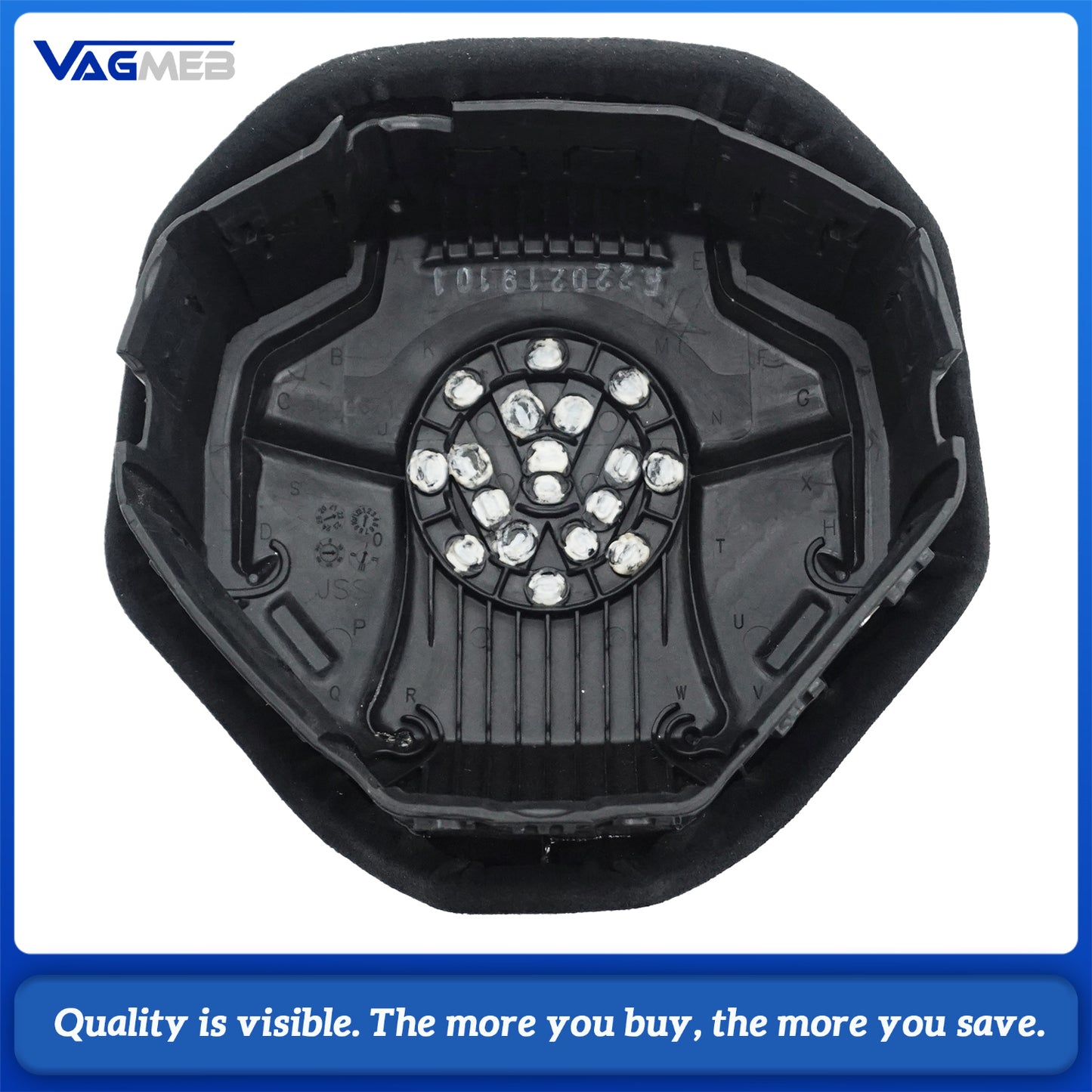 LED Car Steering Wheel Carbon Fiber Custom Leather For VW GOIF MK8 Golf GTi7 GTS Tiguan L Passat Car Accessories