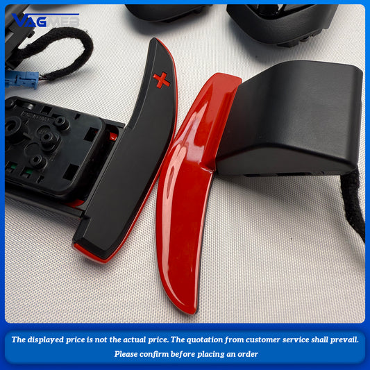 M power red Steering Wheel Covers Car Carbon Fiber M sport Steering Wheel Trim for BMW M2 F87 M3 F80 M4 F82 M5 F10 M6 F06