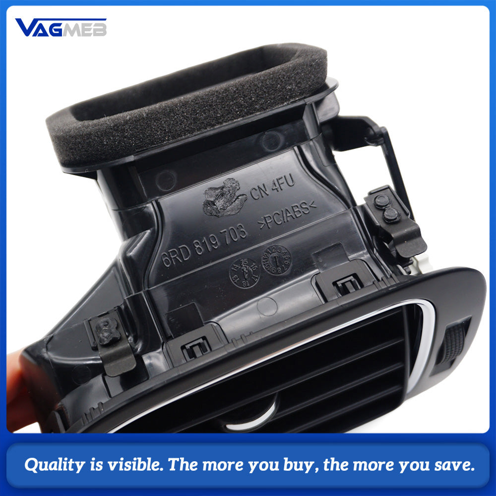 For Polo Car Front Central Dash Left Right Middle Air Conditioner AC Vent Grille Assembly For VW Polo