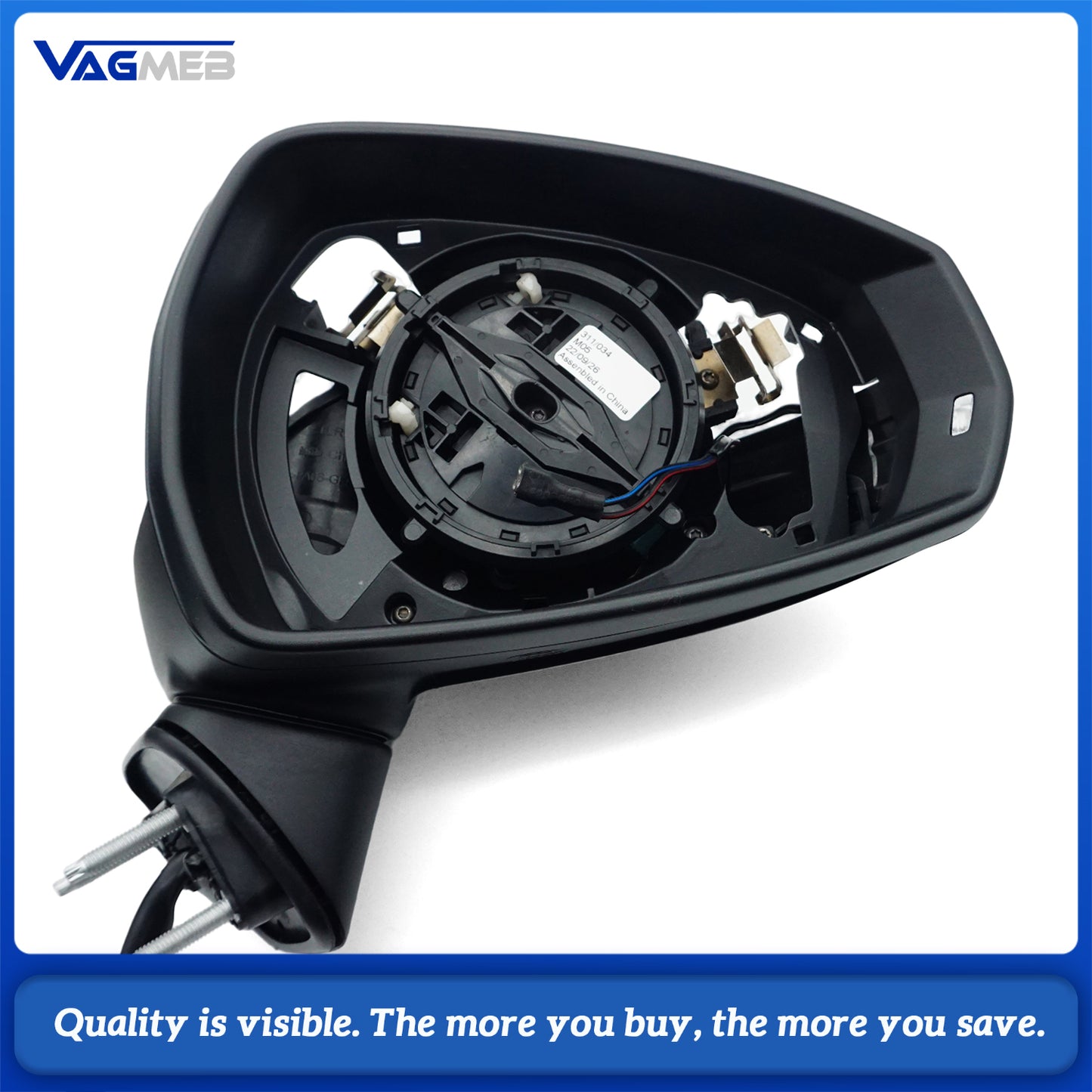 For Audi A3 8V 2018 electric folding rearview mirror