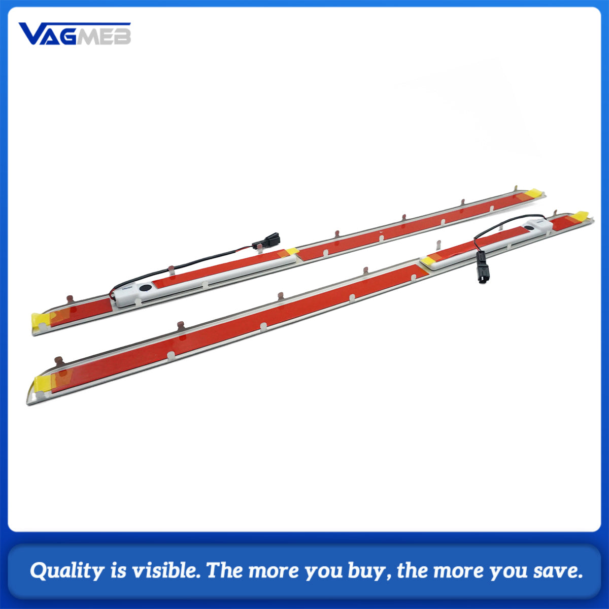 For VW Passat B8 Anti-Scratch Accessories 4Pcs Silver ABS Chrome Car Side Door Body Cover