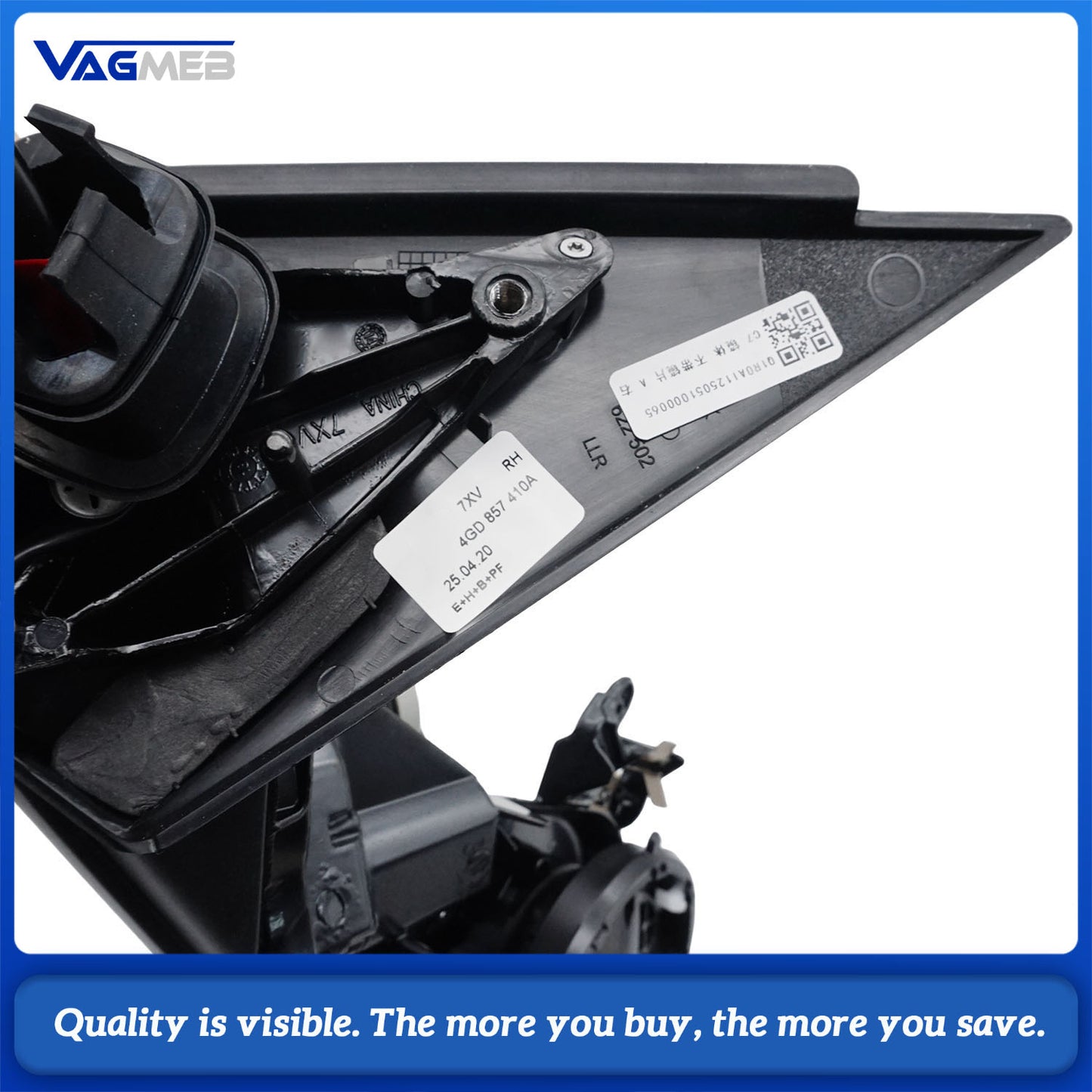 For Audi A6C7 2012 electric folding rearview mirror