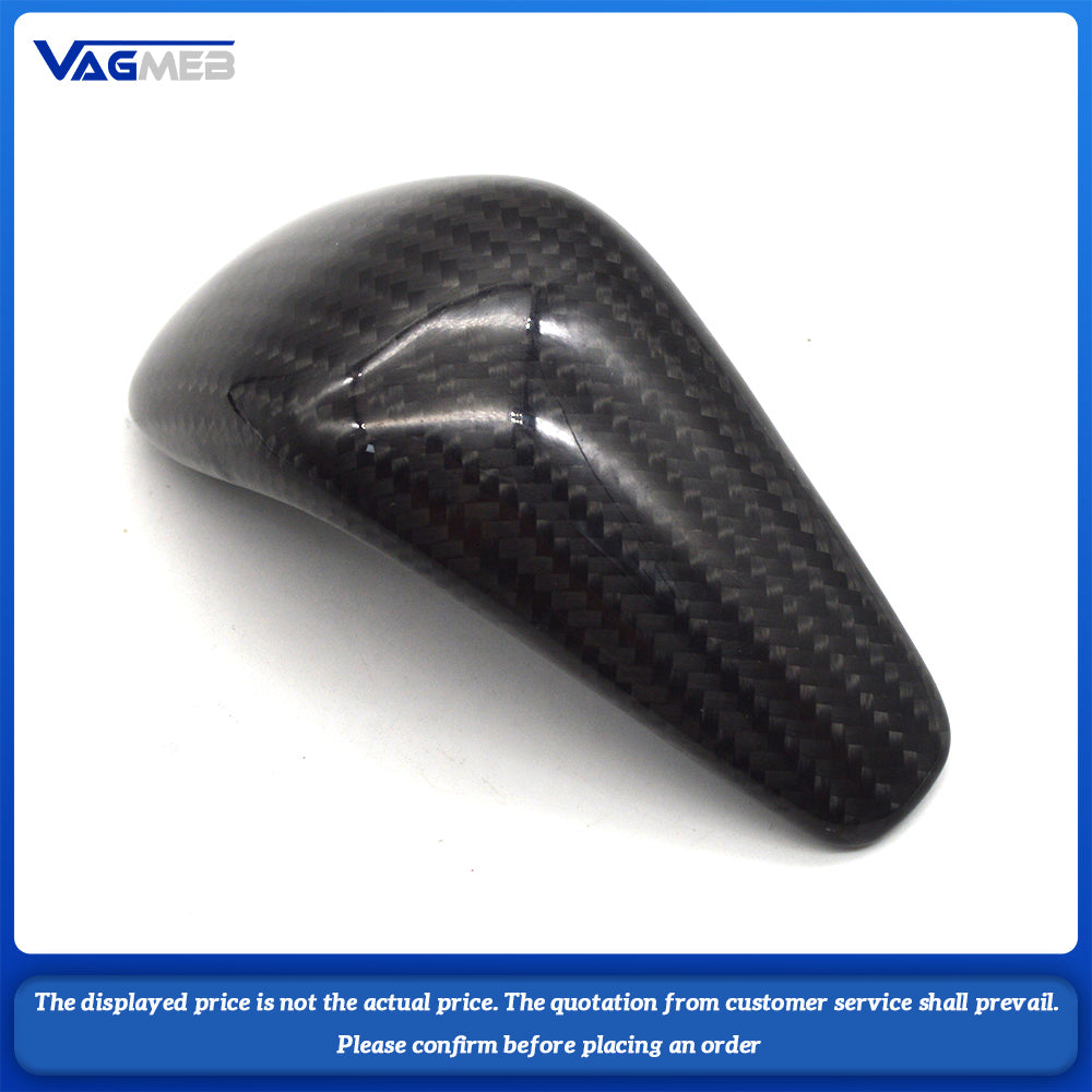 Car Gear Head Shift Knob Cover Gear Shift Handle Ball Collars Trim For Audi A6C7