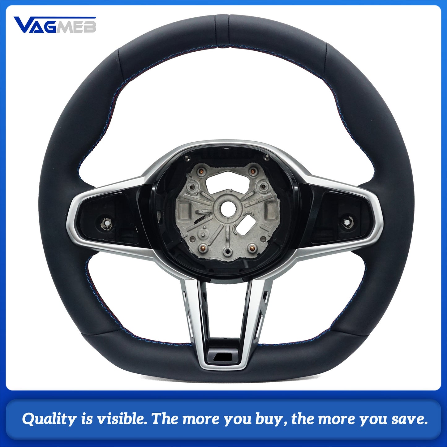 M Sport Steering Wheel for BMW Flat Bottom F01 F06 F10 F11 F12 F20 F21 F22 F25 F26 F30 F31 F32 F33 F34 F36 M3 F80 M4 F82 M5 F90