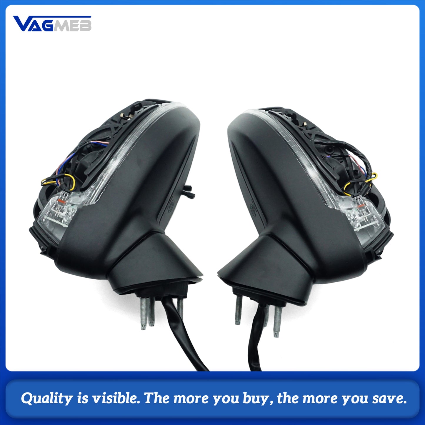 For Audi A3 8V 2018 electric folding rearview mirror