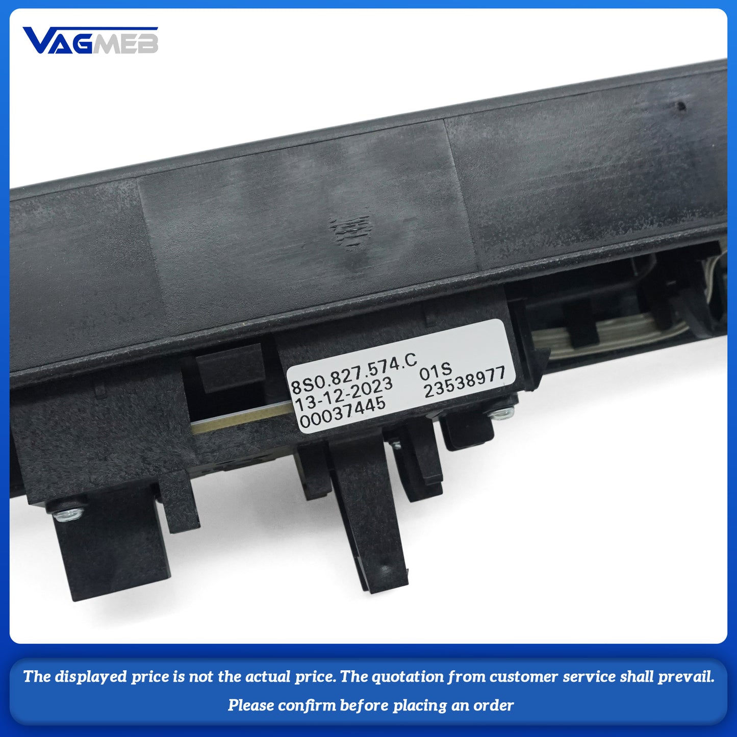 High Quality Tailgate Trunk Lid Door Switch Handle For Audi TT RS 2016 Car Accessories