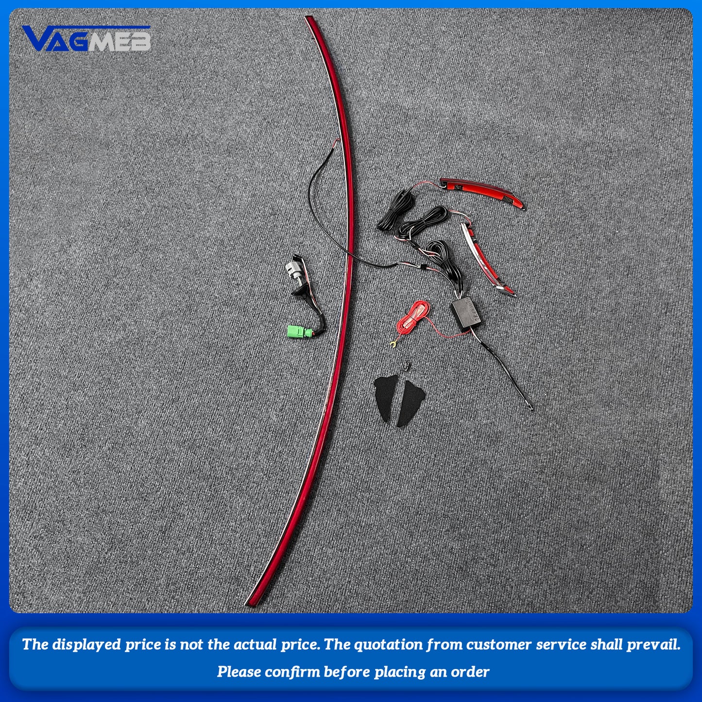 For Audi A6 C8 running lights - red