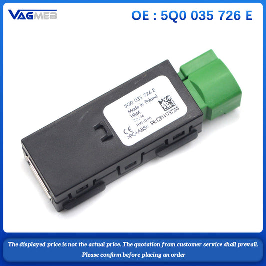 For VW Golf 7 MK7 VII For Passat B8 CarPlay Media USB AUX Switch MIB2 MDI USB AMI Adapter Plug Socket 5Q0035726E 5Q0 035 726 E