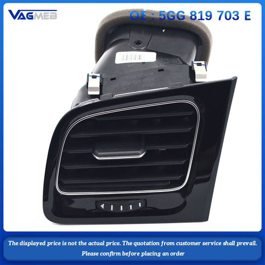 For VW GOLF MK7 Left Air Outlet Assembly Paint Black 5GG 819 703 E