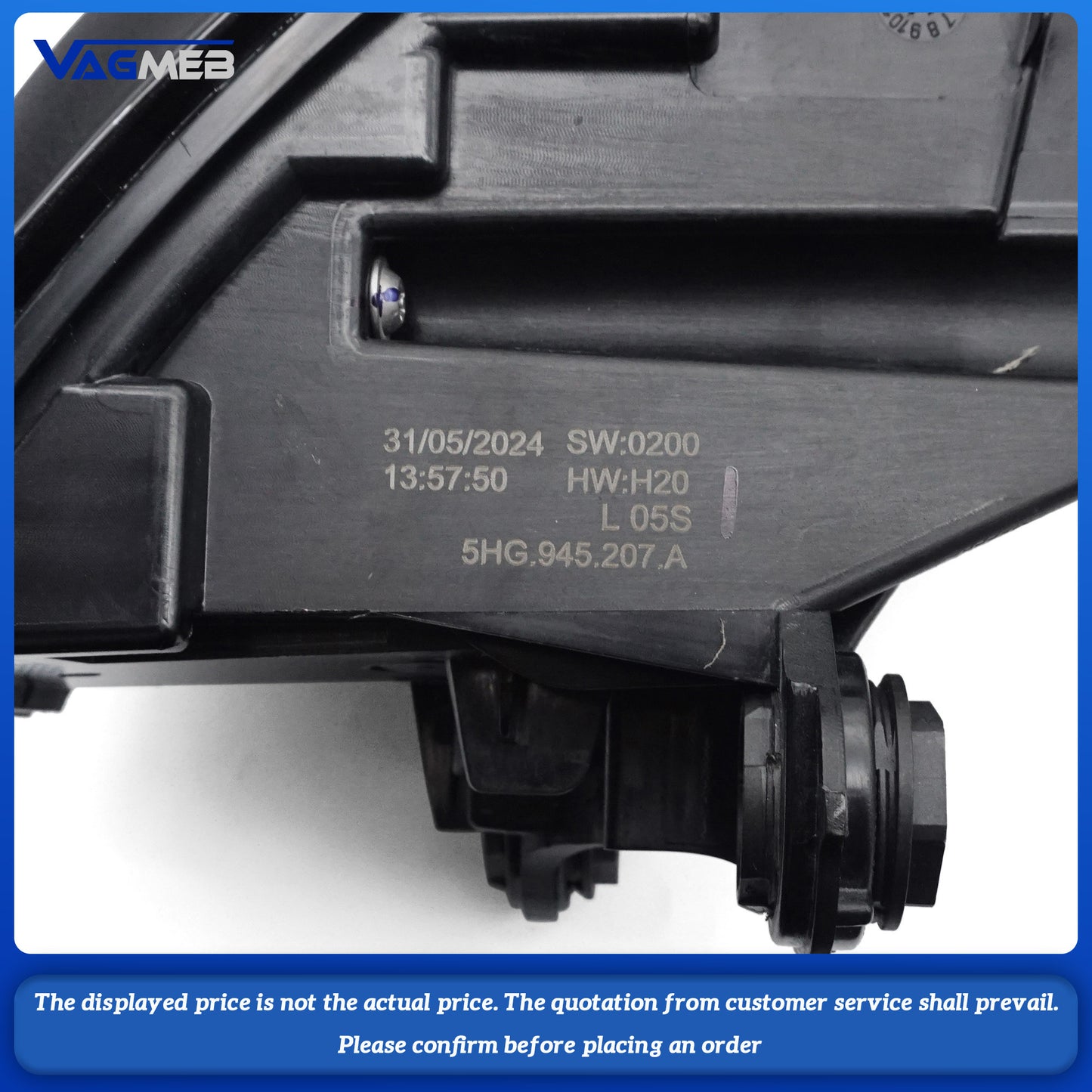 For VW Golf MK 8.5 R 2025 LED Rear Light Driving Lamp Brake Lamp Turn Signal Lamp