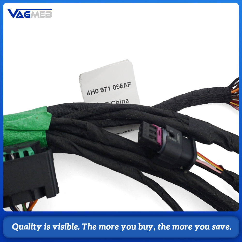 /Front /Bumper /Harness Cable Parking Wiring For A8 For S8 2010-2013 4H0971095AF Black ABS Replacement Sensor Connector