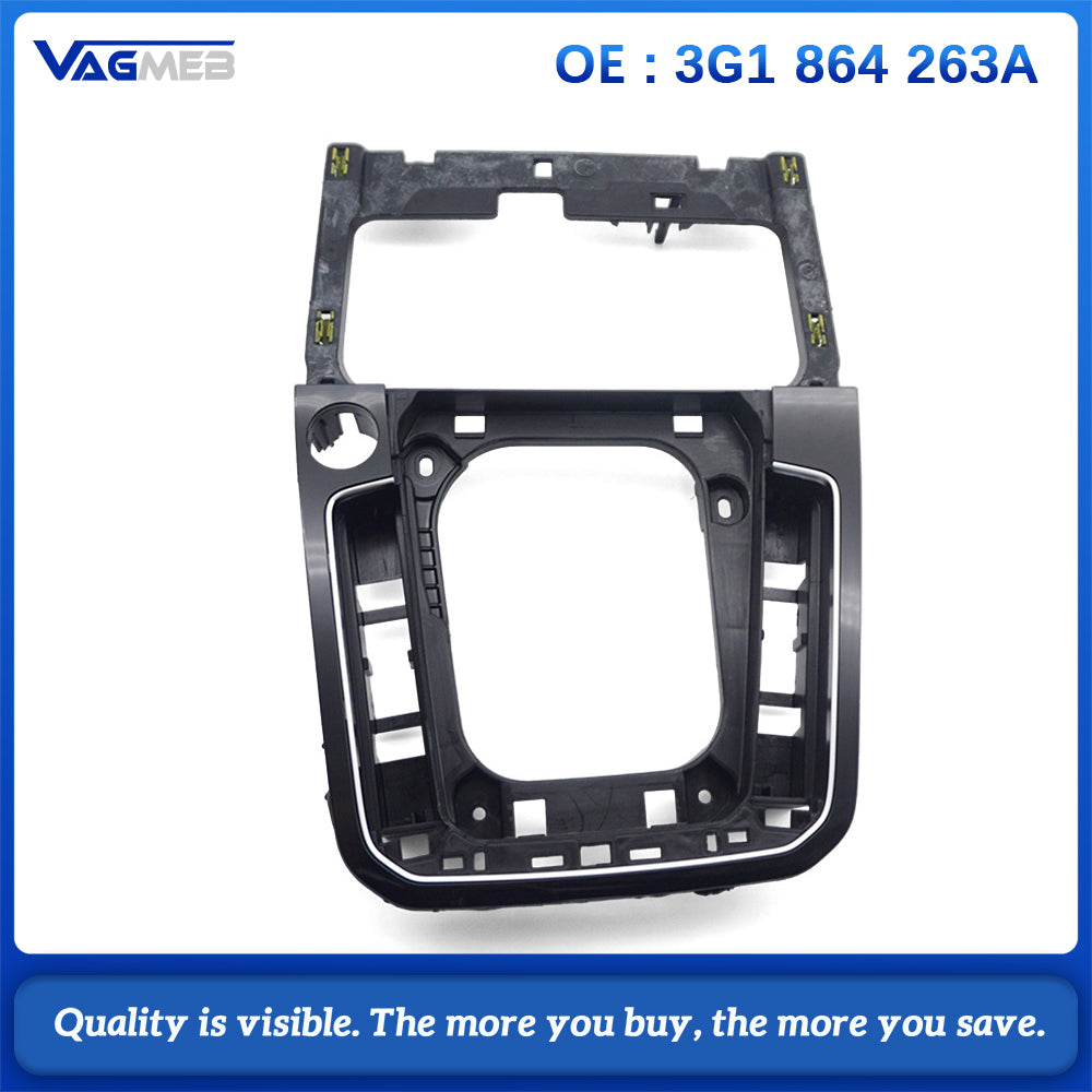 3G1864263A OEM Shift knob Decorative Frame for VW Passat B8 Bright Black Gear Shift Cover Shift Frame 3G1 864 263 A