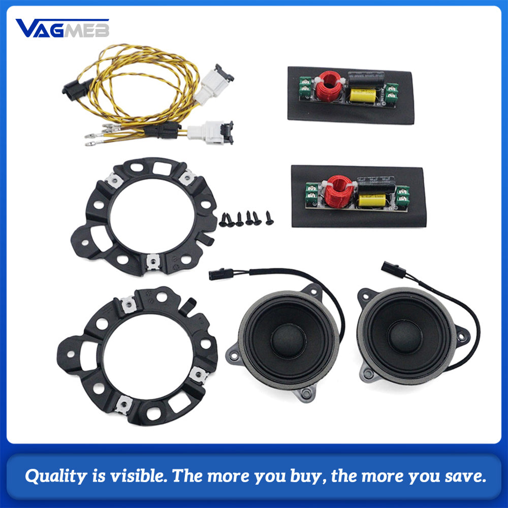 Car Front Door Midrange Speaker Audio Kit Fit for VW Passat B8