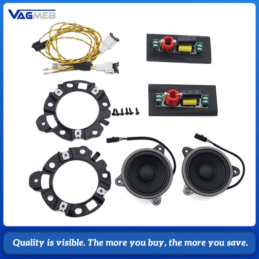Car Front Door Midrange Speaker Audio Kit Fit for VW Passat B8
