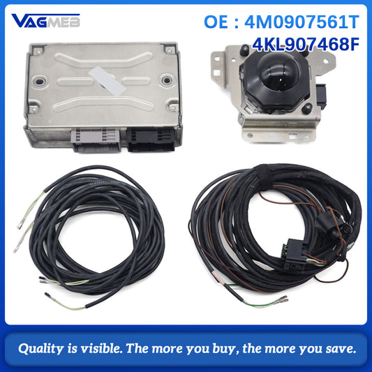 ACC Adaptive Cruise Control Radar Sensor + Harness + Gateway Module Fit for Audi RSQ8, OE 4M0907561T 4KL907468F