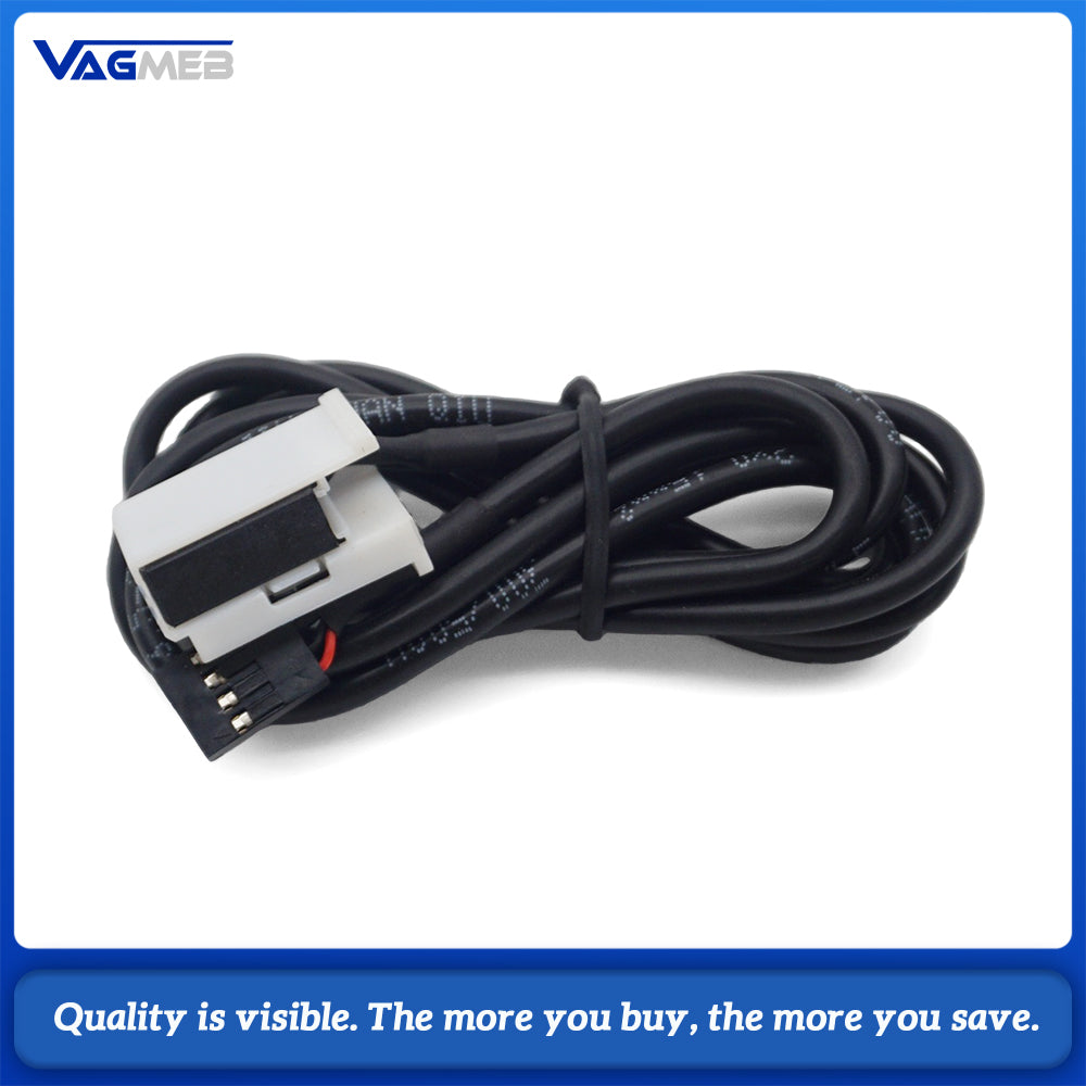 1.5M AUX Audio Wire Harness 3.5mm Male‑Male Stereo Aux Cable Car Radio Auxiliary Input Extension Cord