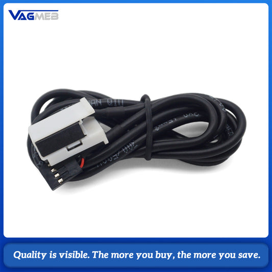 1.5M AUX Audio Wire Harness 3.5mm Male‑Male Stereo Aux Cable Car Radio Auxiliary Input Extension Cord