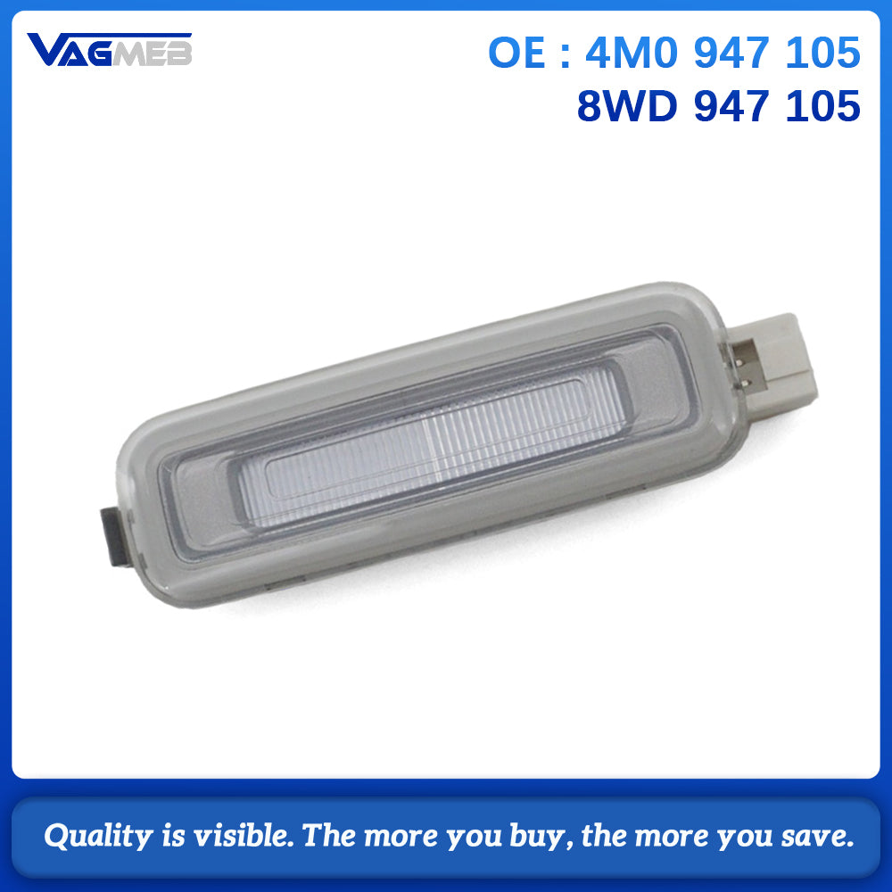 LED Sun‑Visor Vanity Mirror Lamp 4M0947105 8WD947105 For Audi New Generation Models