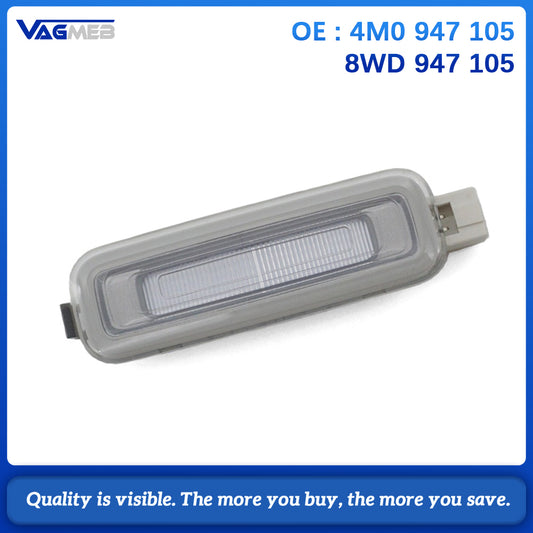 LED Sun‑Visor Vanity Mirror Lamp 4M0947105 8WD947105 For Audi New Generation Models