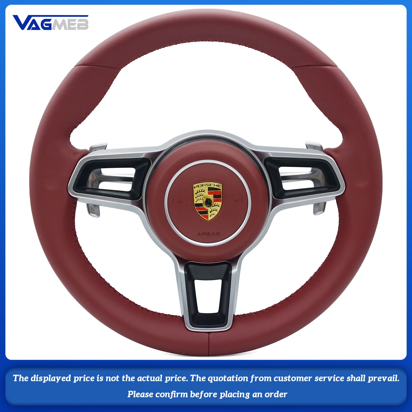 Steering Wheel Fit for Porsche Macan Cayenne Panamera Taycan 718 Cayman 991 992 911 911.2 Carrera GT2 GT2RS GT3 GT3RS GT3 RS GT4