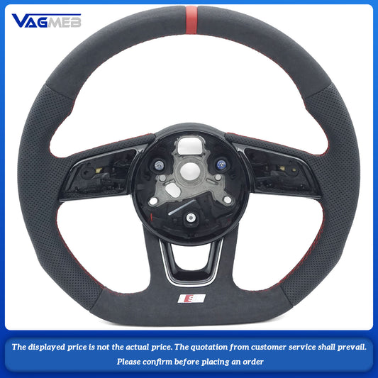 Real Carbon Fiber Steering Wheel for Audi B9 A3 A5 RS3 RS4 RS5 S3 S4 S5 2018 2019 2020 2021 2022 Custom Style