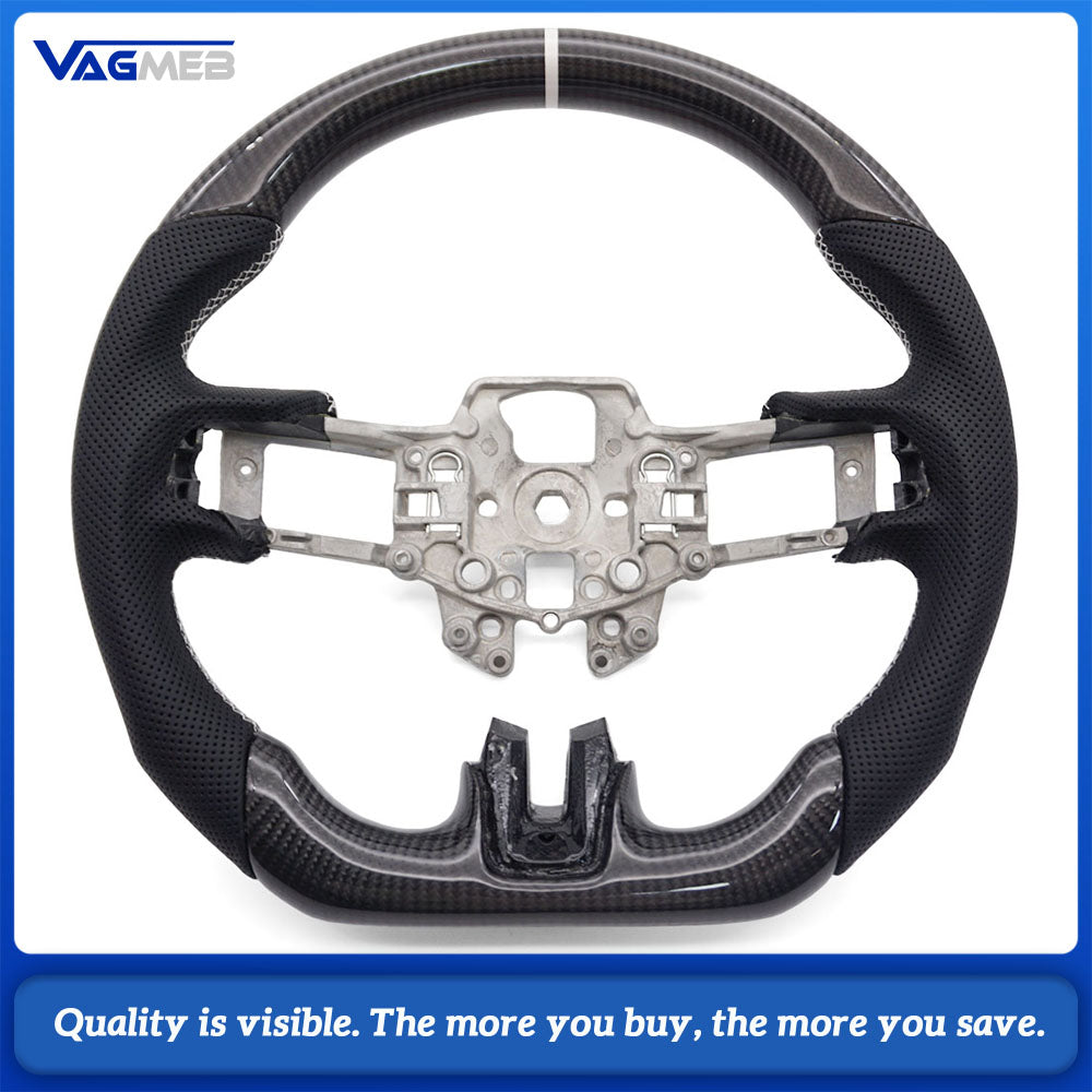 Carbon Fiber Steering Wheel for Ford Mustang 2015~2017