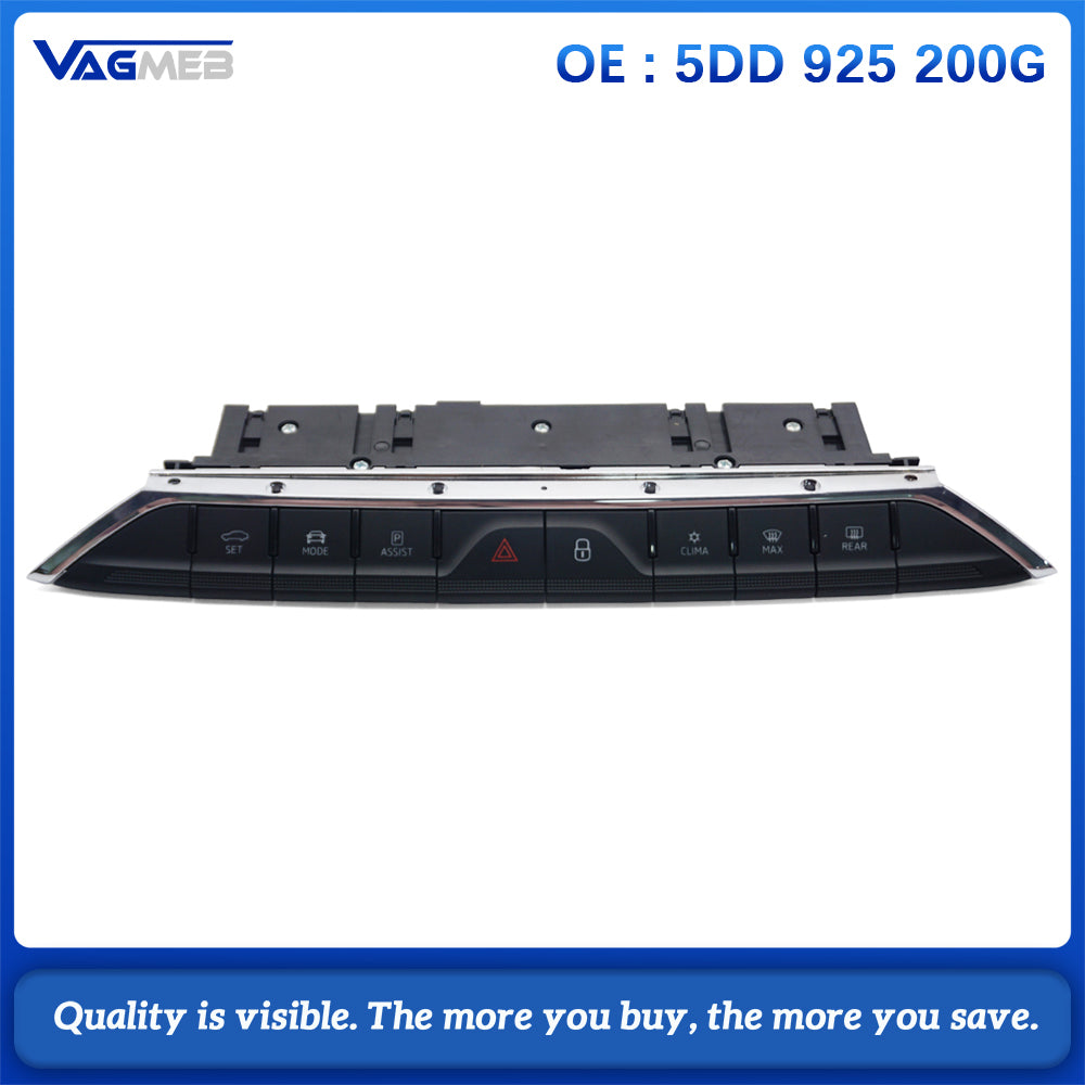 Parking Assist Switch Driving Mode Clima SET Window Heating Button For Skoda Octavia Pro 5DD 925 200 G