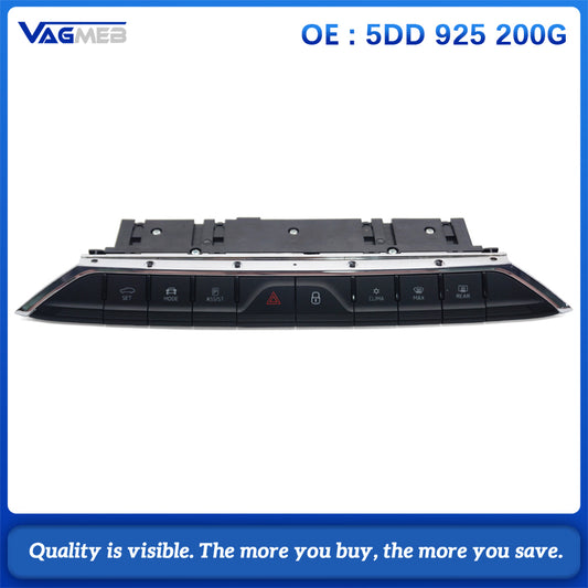Parking Assist Switch Driving Mode Clima SET Window Heating Button For Skoda Octavia Pro 5DD 925 200 G