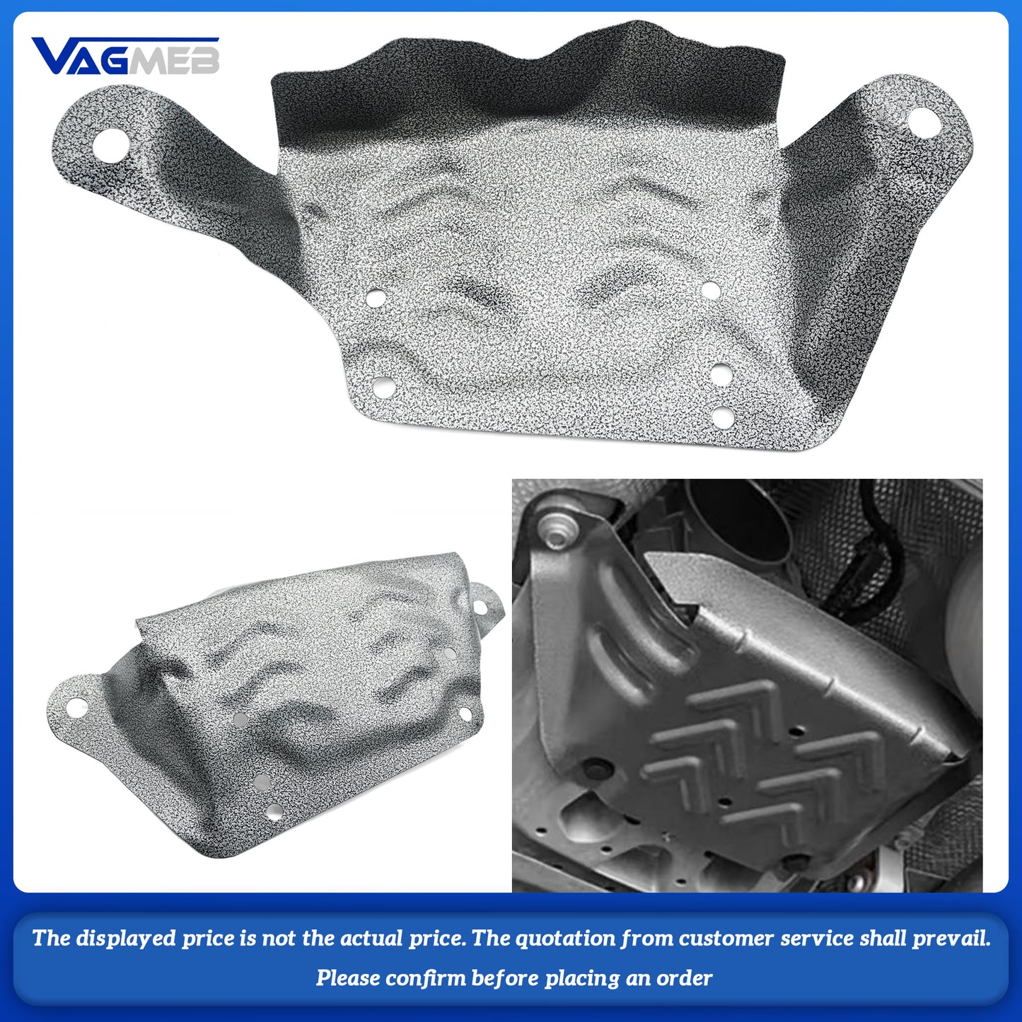 For Audi A6 C8 engine transmission housing - steel four-wheel drive guard plate