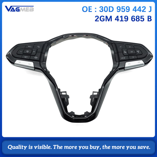 Steering Wheel Multi functional Buttons Suitable for VW  Passat B8 Equipped with Steering Wheel Frame 30D959442J 2GM419685B