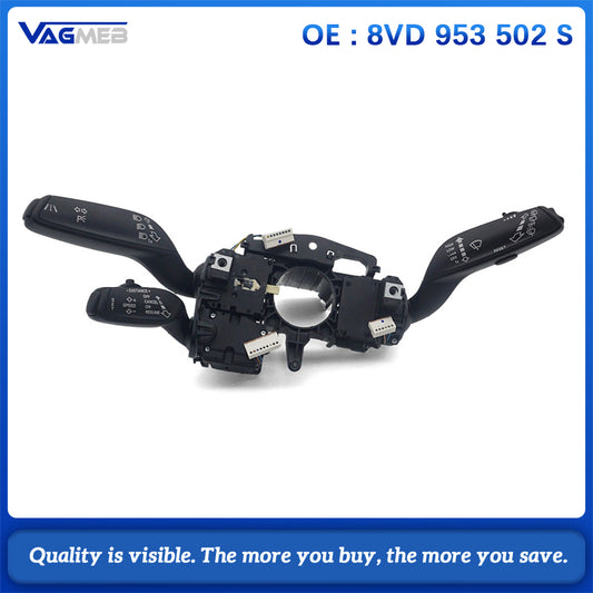 8VD 953 502 S Car Cruise Control Turn Signal Wiper Switch For Audi A3