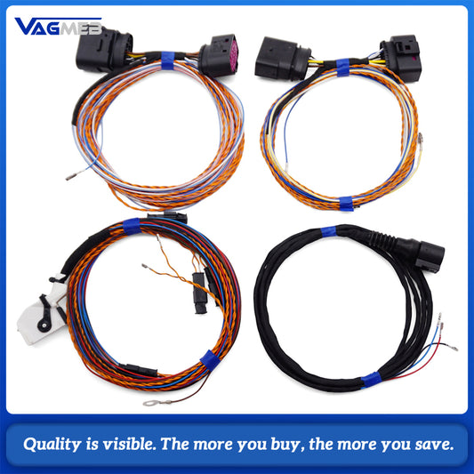 For VW Passat B6 B7 B8 Xenon Headlight Auto Leveling Wiring Harness