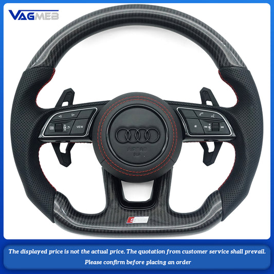 For Audi A4B9 Carbon Fiber Steering Wheel Steering Wheel Assembl