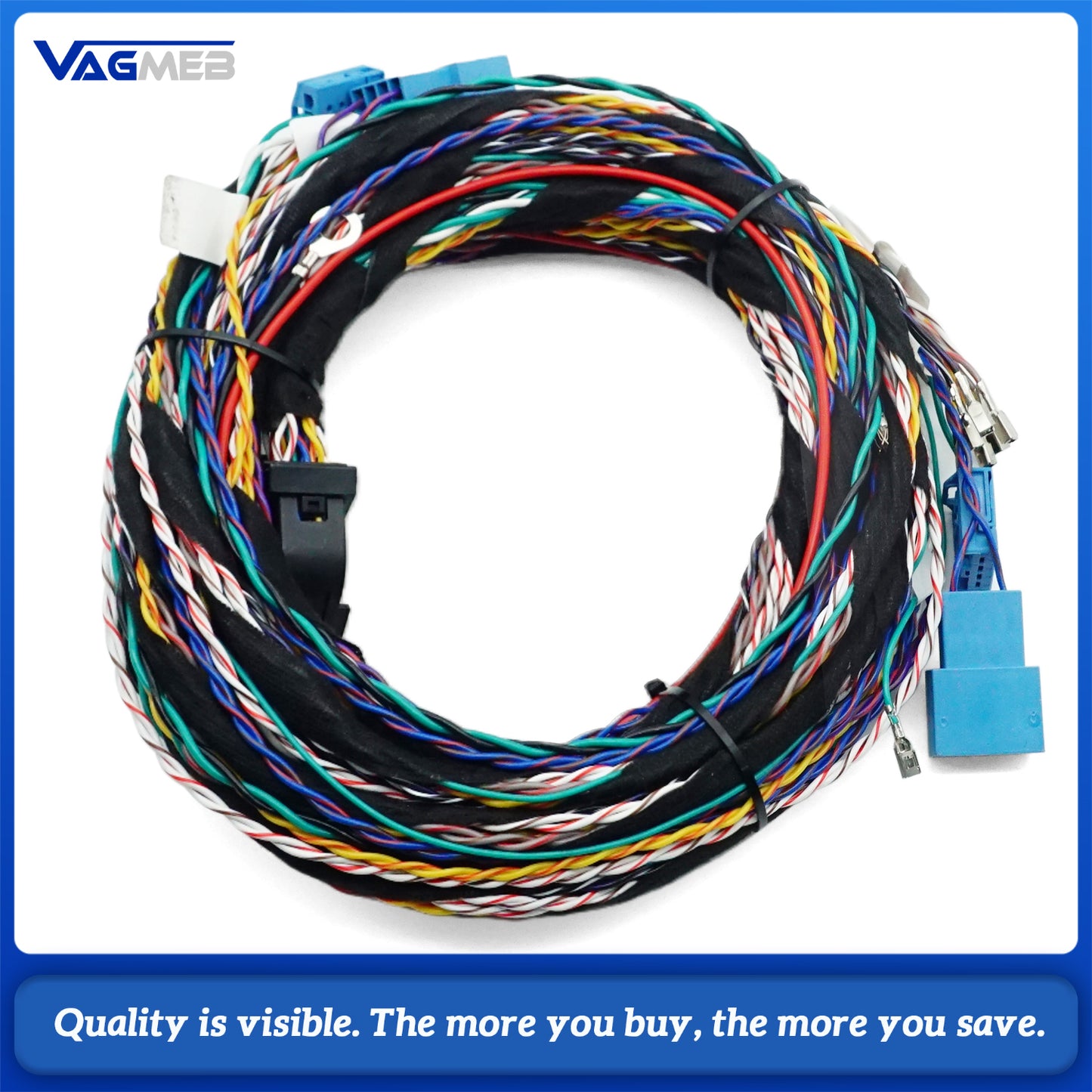 For BMW F10 F01 F25 F15 F30 audio power amplifier wiring harness