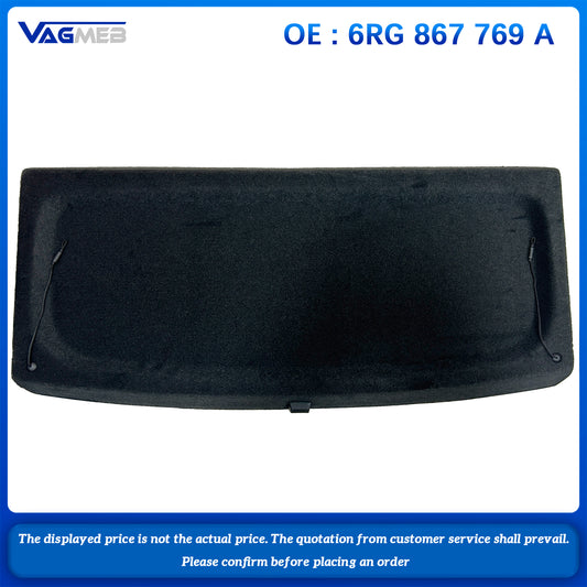 Parcel Shelf Rear Trunk Shield for VW POLO Car Interior Decorative Parts Parcel Shelf  6RG 867 769 A