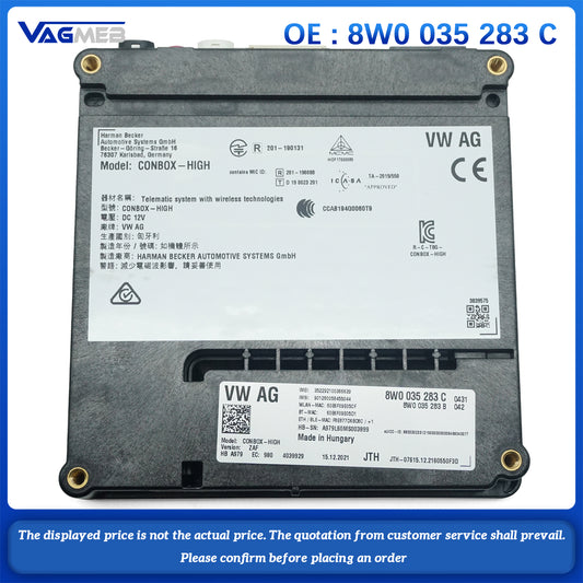 For Audi Q5 Q7 Q8 A6 A7 Communication Module Computer Emergency Call Module Unit Control Unit 8W0 035 283C