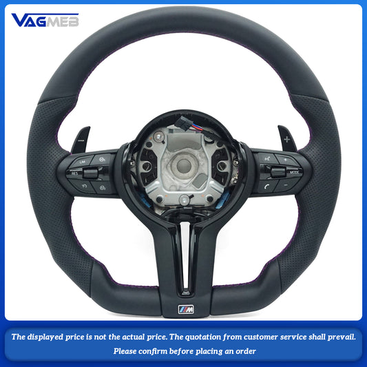 Custom BMW F style Darth Vader steering wheel For BMW F10 F20 F30 E60 E90 3 Series 5 Series leather perforated leather