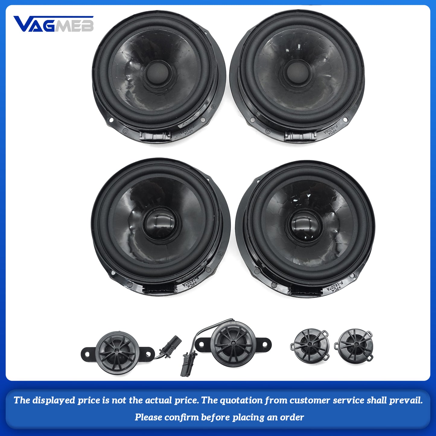 Fenda Speaker 4 High and Low Frequency Kits 561 035 411E 453A 5C6 035 412 453B