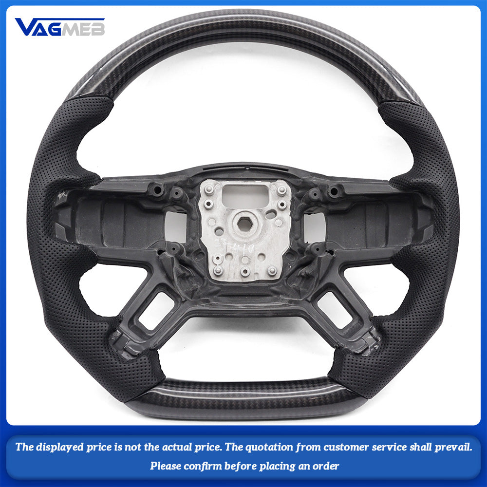 Racing Car Auto Parts Carbon Fiber Steering Wheel For Landrover Defender Full
