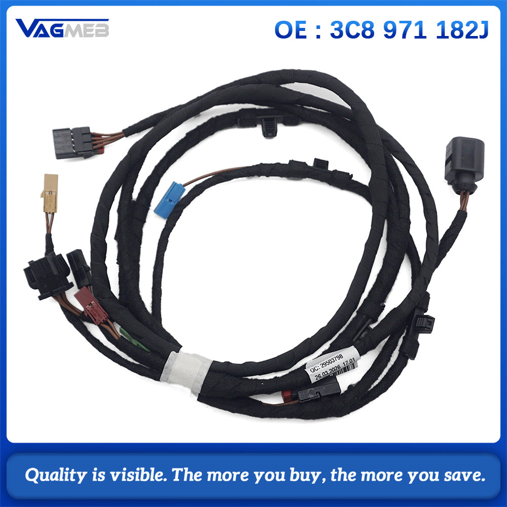 For VW PASSAT CC Left Tailgate Cable Set RHD 3C8971182J 3C8 971 182 J