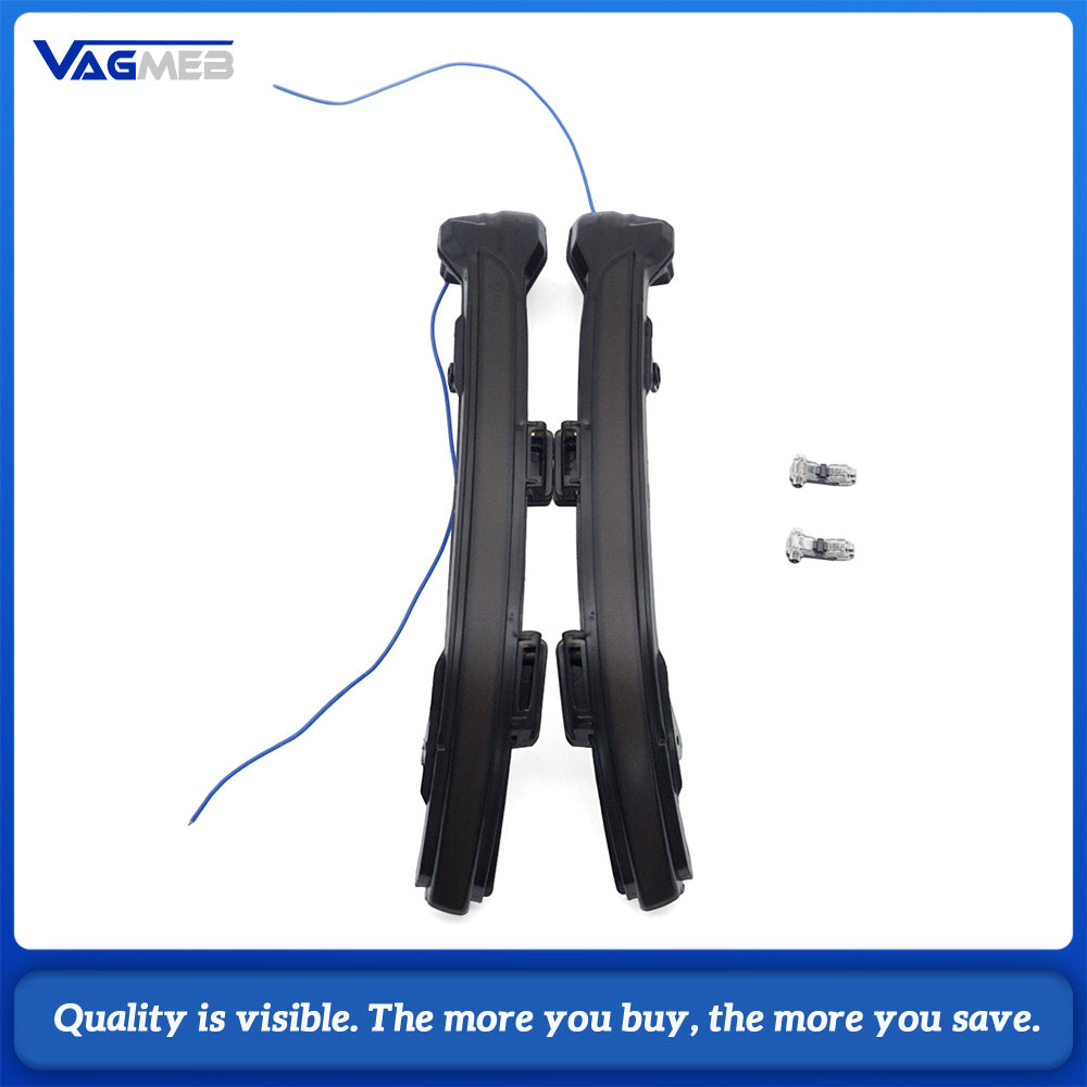 For Volkswagen Golf 7 MK7 MK7.5 GTI R LED Dynamic Sequential Turn Signal Light, Side Mirror Flowing Water Blinker Indicator