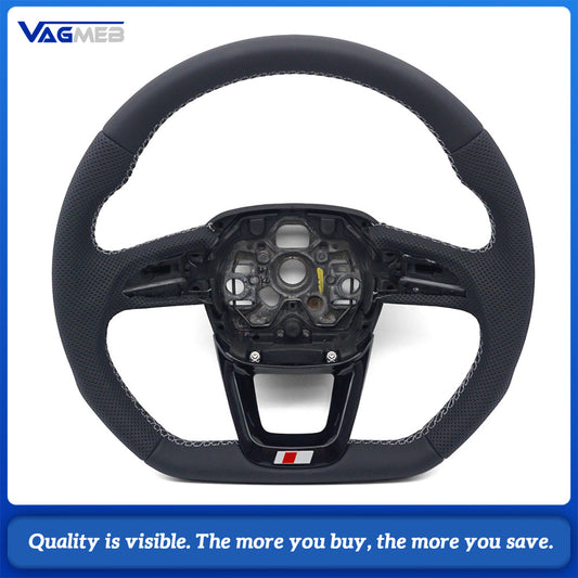 The steering wheel For Audi Q3 models supports customized stitching colors for automotive accessories