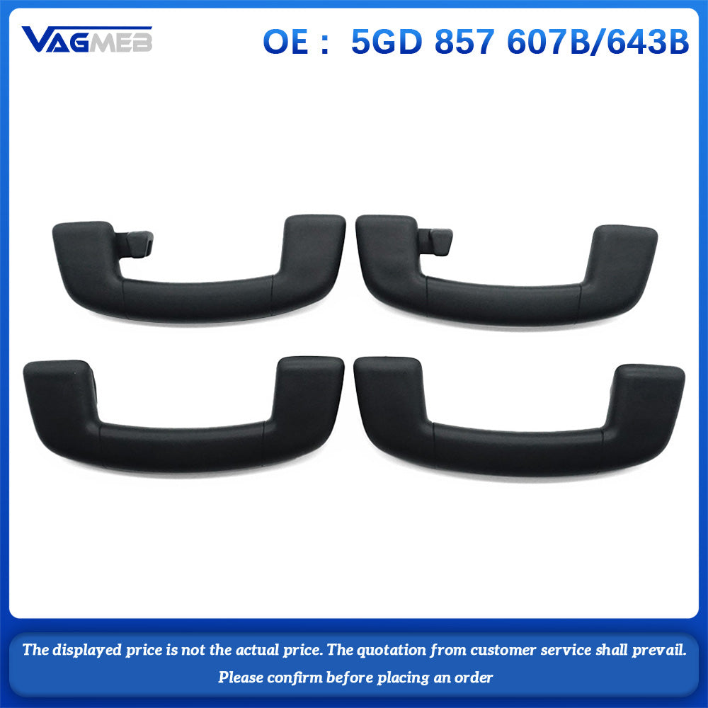 For VW Atlas tharu Passat LAVIDA Bora T-Roc Skoda Kodiaq Superb  Roof Armrest Folding Handle Front Rear Left Right Black