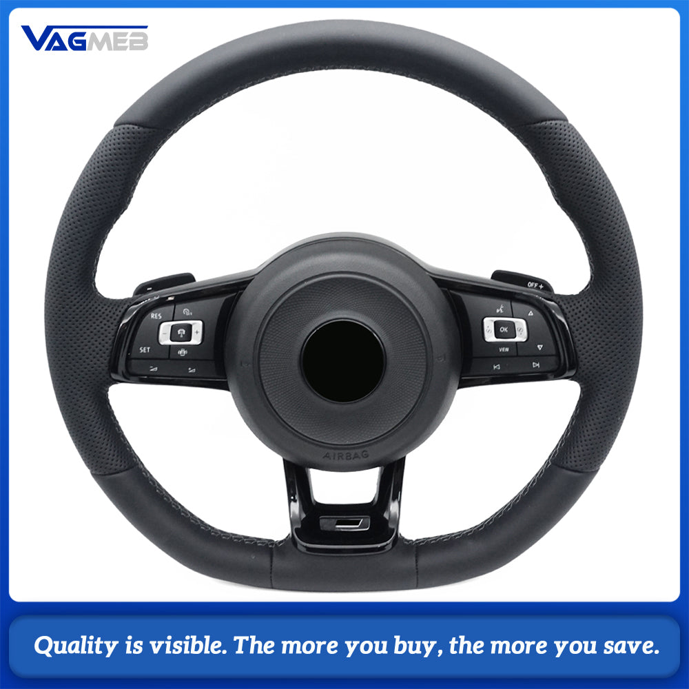 Steering Wheel for VW Golf 6 7 GTI R RS S-Line GTD Passat B8 B7 B6 MK7.5 MK4 VW Polo MK7 MK6 MK5 Sport Steering Wheel With ACC